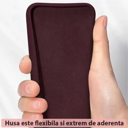 Husa iPhone 14 Plus Silicon Mov Slim Mat cu Microfibra SoftEdge [5]