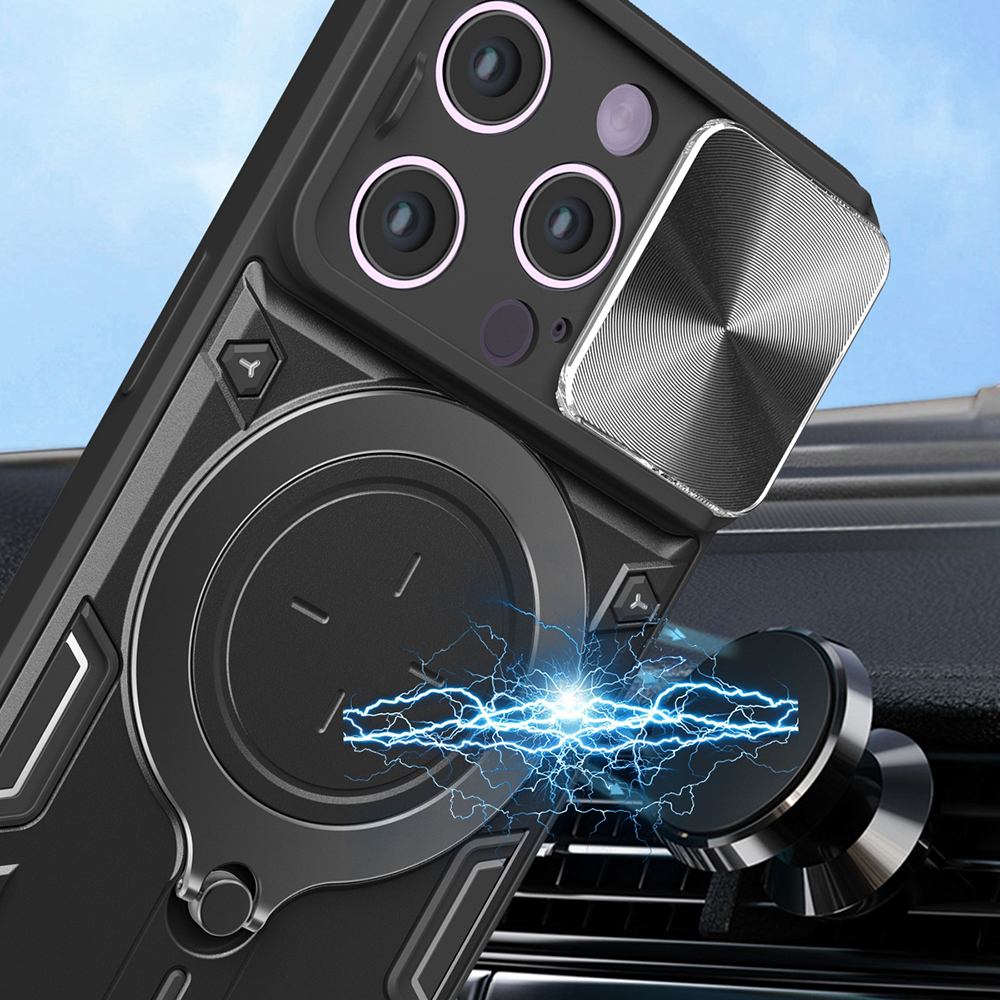 Husa iPhone 16 Pro Max Antisoc cu Protectie Camera Albastru TCGP [5]