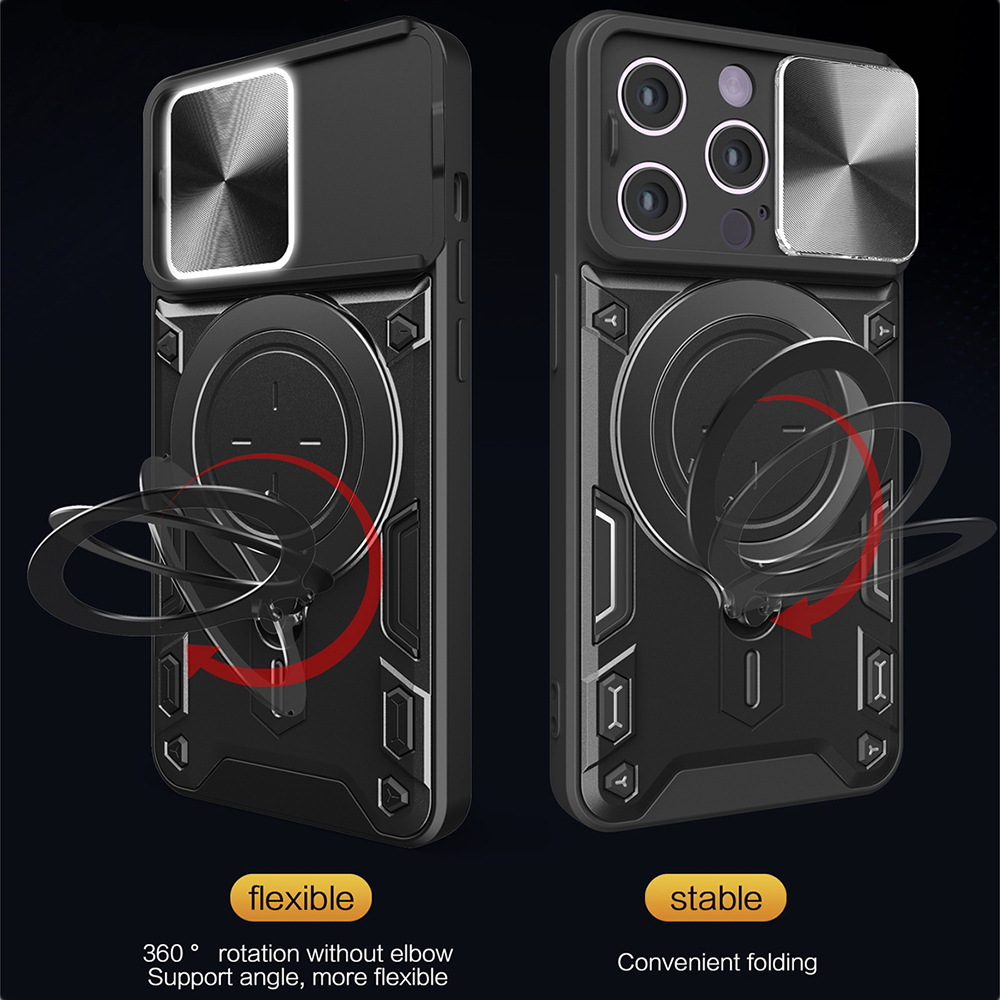Husa iPhone 16 Pro Max Antisoc cu Protectie Camera Albastru TCGP [4]