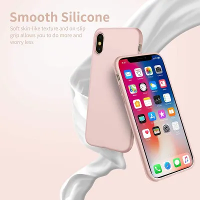 Husa iPhone XR Silicon Roz OEM [2]