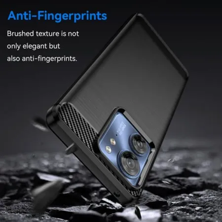 Husa Motorola Edge 40 Carbon Negru Techsuit [2]
