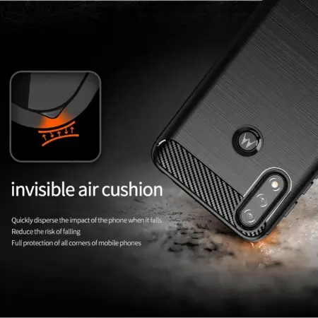 Husa Motorola Moto E7 Power / E7i Power Carbon Negru Techsuit [2]