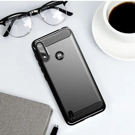 Husa Motorola Moto E7 Power / E7i Power Carbon Negru Techsuit [6]