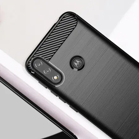 Husa Motorola Moto E7 Power / E7i Power Carbon Negru Techsuit [4]