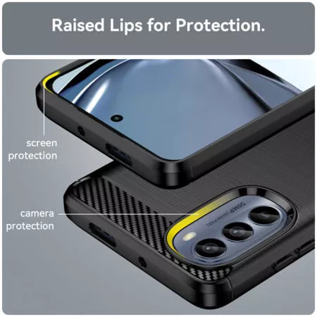 Husa Motorola Moto G62 Carbon Negru Techsuit [5]