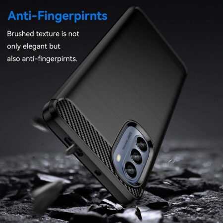 Husa Motorola Moto G62 Carbon Negru Techsuit [2]