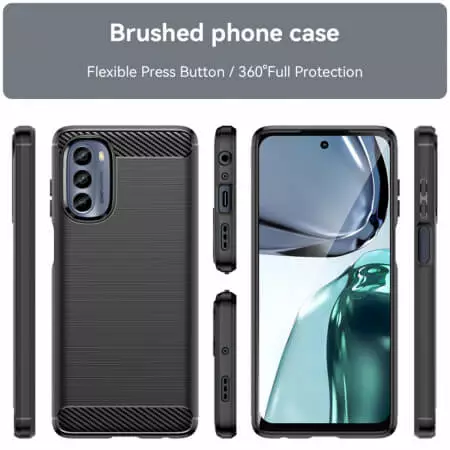 Husa Motorola Moto G62 Carbon Negru Techsuit [6]