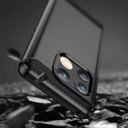 Husa Oneplus 10 Pro 5G Carbon Negru Techsuit [2]