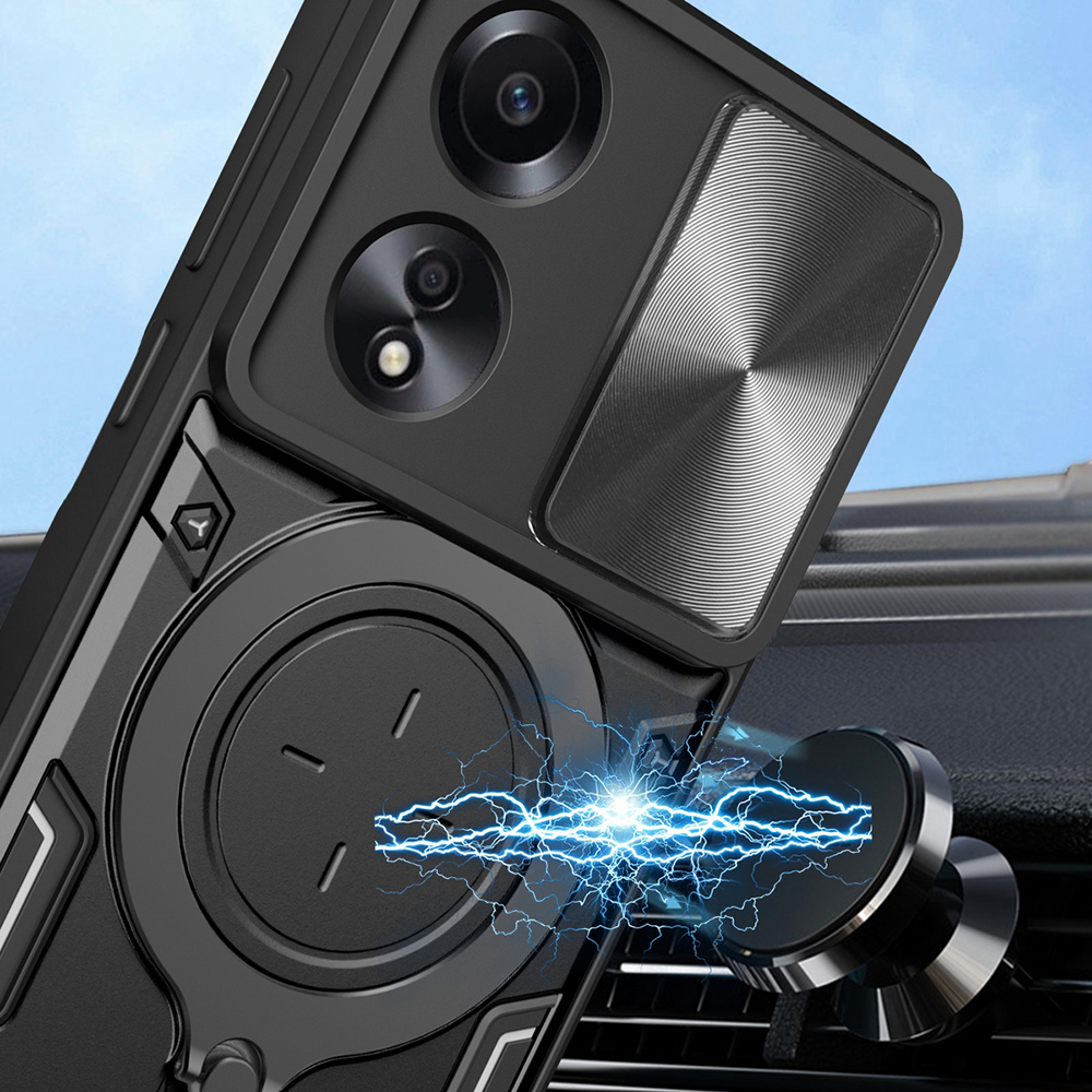Husa Oppo A58 4G Antisoc cu Protectie Camera Roz Auriu TCGP [5]