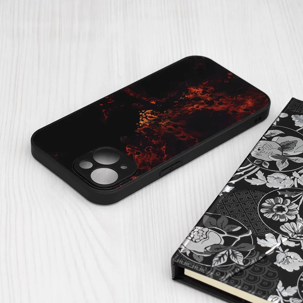 Husa pentru iPhone 15 Plus Antisoc Personalizata Nebuloasa Rosie Glaze [4]