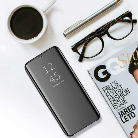Husa Samsung Galaxy A01 2020 Clear View Negru [4]