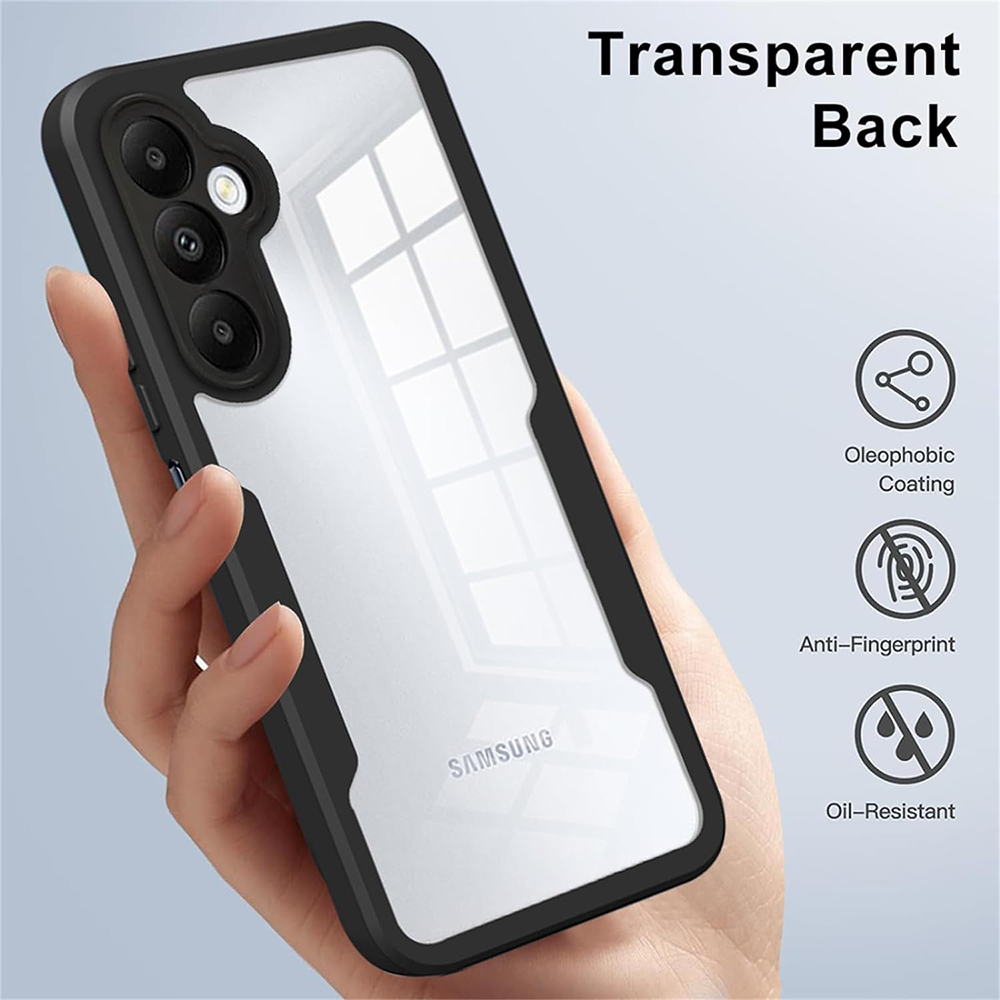 Husa Samsung Galaxy A05s 360 grade silicon TPU transparenta Mov [6]