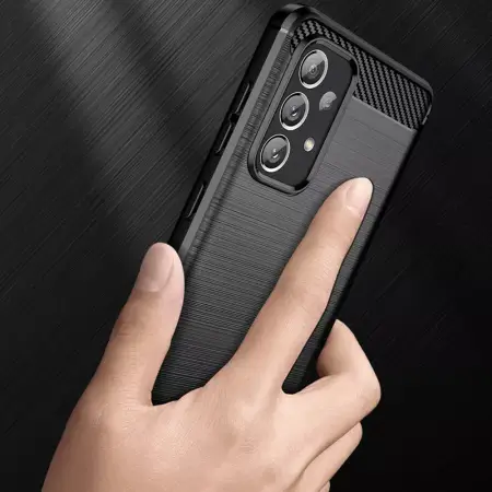 Husa Samsung Galaxy A13 4G Carbon Negru Techsuit [4]