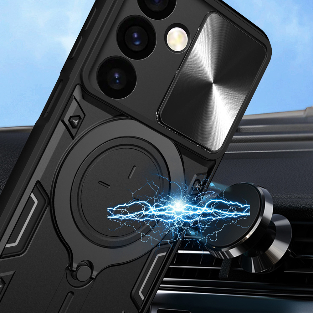 Husa Samsung Galaxy A16 4G / A16 5G Antisoc cu Protectie Camera Albastru TCGP [4]