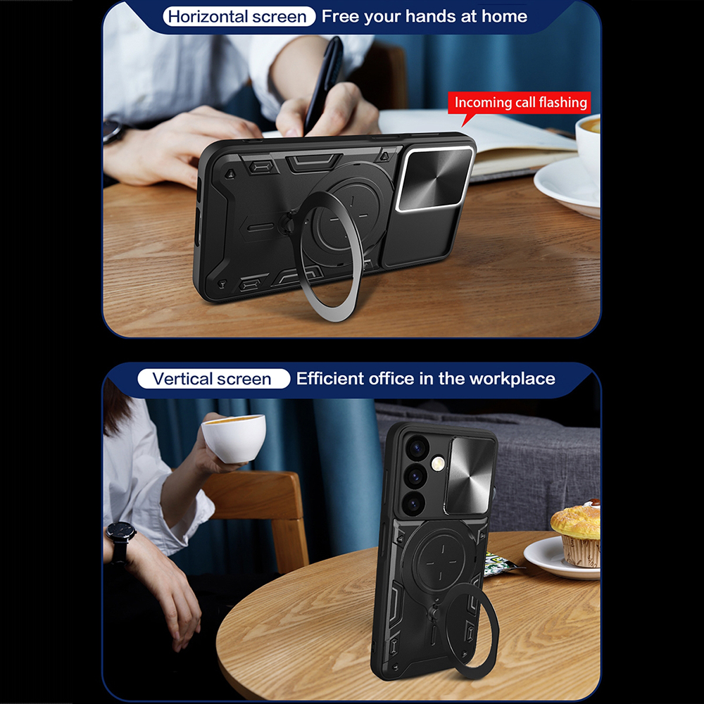 Husa Samsung Galaxy A16 4G / A16 5G Antisoc cu Protectie Camera Albastru TCGP [6]