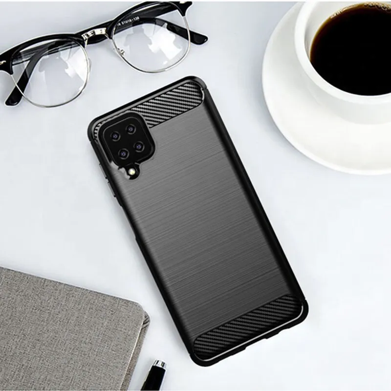 Husa Samsung Galaxy A22 4G Carbon Negru Techsuit [6]