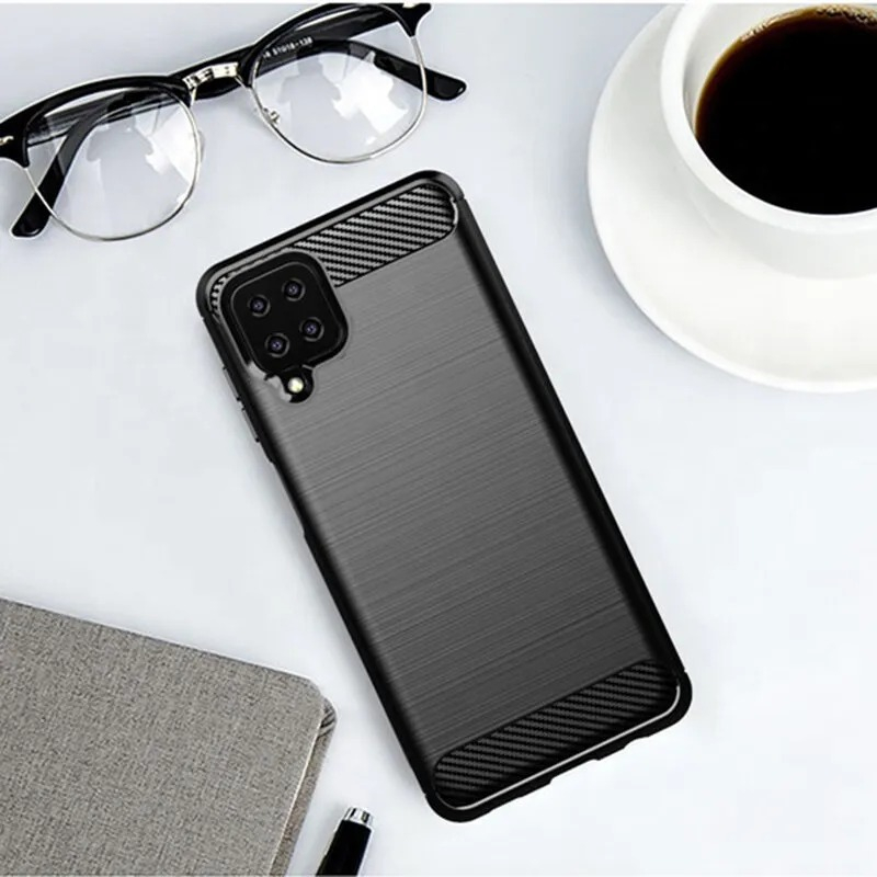 Husa Samsung Galaxy A22 4G Carbon Negru Techsuit [6]