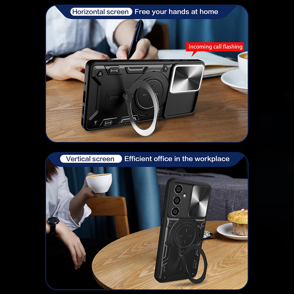 Husa Samsung Galaxy A25 5G Antisoc cu Protectie Camera Negru TCGP [6]