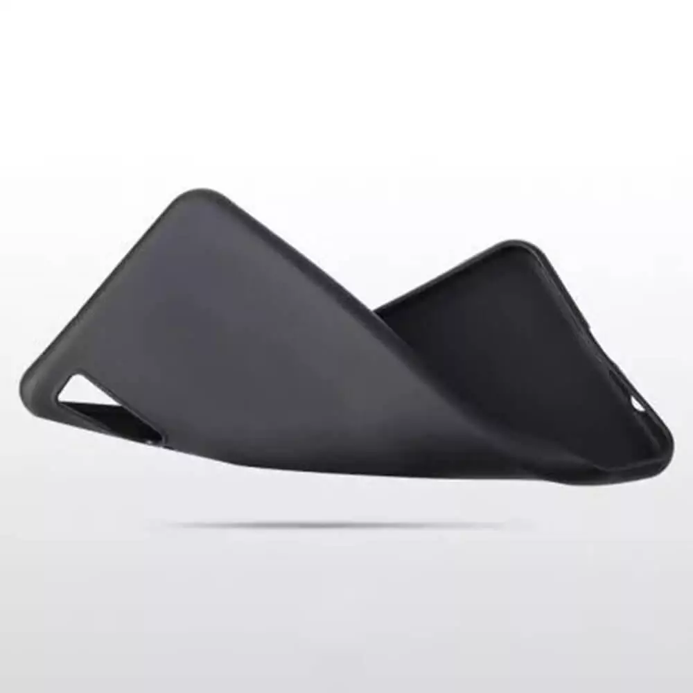 Husa Samsung Galaxy A42 5G Silicon Negru Slim Mat cu Microfibra SoftEdge [4]