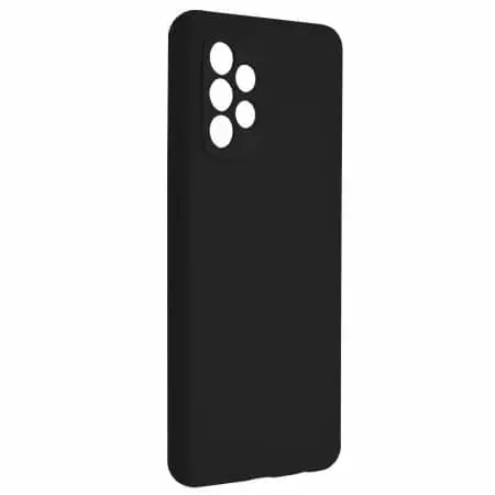 Husa Samsung Galaxy A72 4G / 5G Silicon Negru Slim Mat cu Microfibra SoftEdge [2]