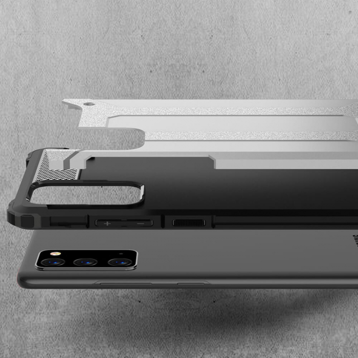 Husa Samsung Galaxy Note 10 Lite Silicon Antisoc Negru Hybrid Armor [4]