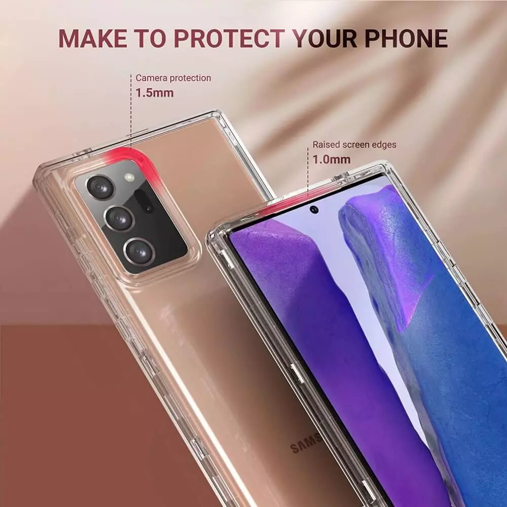 Husa Samsung Galaxy Note 20 Full Cover 360 Grade Transparenta [3]