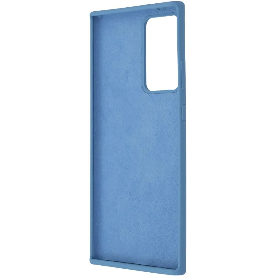 Husa Samsung Galaxy Note 20 Ultra Silicon Albastru Slim Mat cu Microfibra SoftEdge [3]