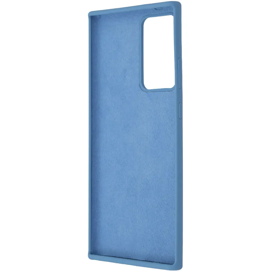 Husa Samsung Galaxy Note 20 Ultra Silicon Albastru Slim Mat cu Microfibra SoftEdge [2]