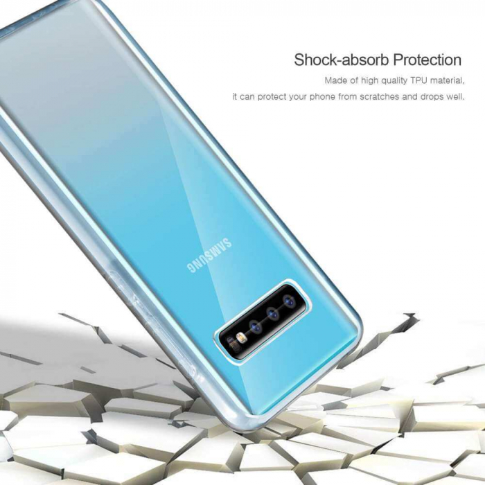 Husa Samsung Galaxy S10 Plus Full Cover 360 Grade Transparenta [3]