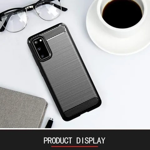Husa Samsung Galaxy S20 Carbon Negru Techsuit [7]