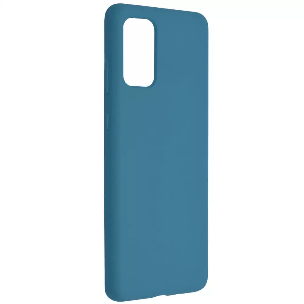Husa Samsung Galaxy S20 Plus Silicon Albastru Slim Mat cu Microfibra SoftEdge [2]