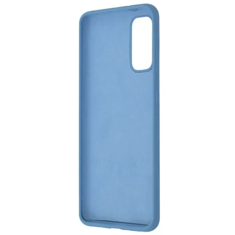 Husa Samsung Galaxy S20 Silicon Albastru Slim Mat cu Microfibra SoftEdge [2]