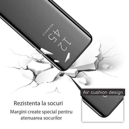 Husa Samsung Galaxy S20 Ultra 2020 Clear View Negru [2]