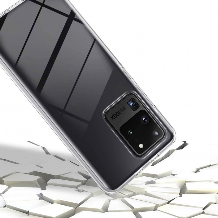 Husa Samsung Galaxy S20 Ultra Full Cover 360 Grade Transparenta [3]