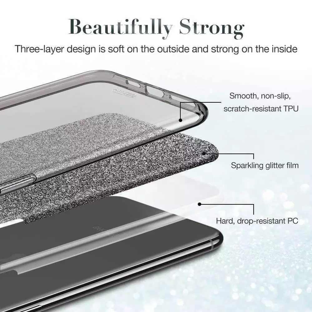 Husa Samsung Galaxy S20 Ultra 2020 Sclipici Carcasa Spate Dark Green Silicon TPU [2]