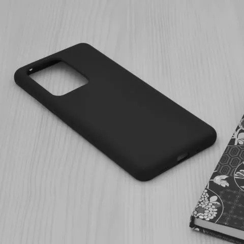 Husa Samsung Galaxy S20 Ultra Silicon Negru Slim Mat cu Microfibra SoftEdge [4]