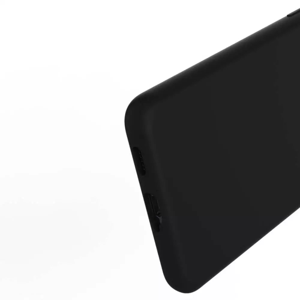 Husa Samsung Galaxy S20 Ultra Silicon Negru Slim Mat cu Microfibra SoftEdge [7]