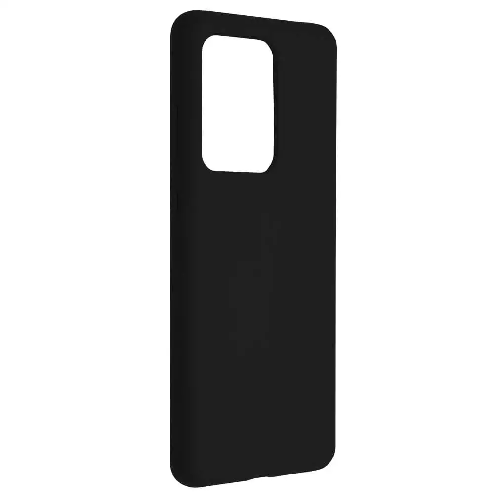 Husa Samsung Galaxy S20 Ultra Silicon Negru Slim Mat cu Microfibra SoftEdge [2]