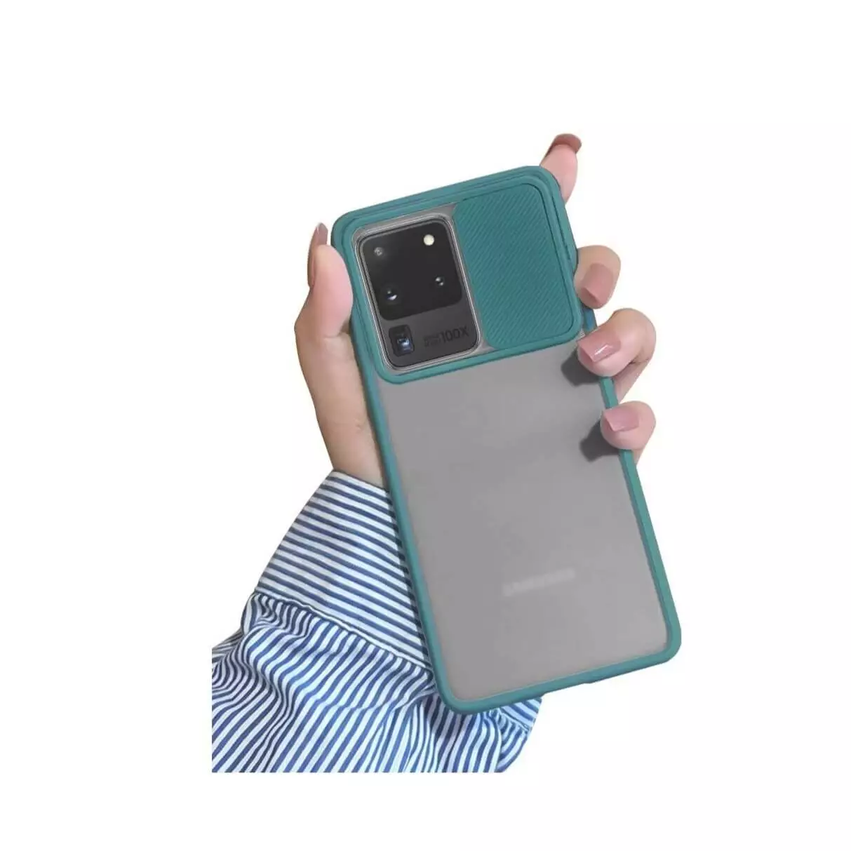 Husa Samsung Galaxy S20 Ultra Verde Inchis Antisoc Kia [3]