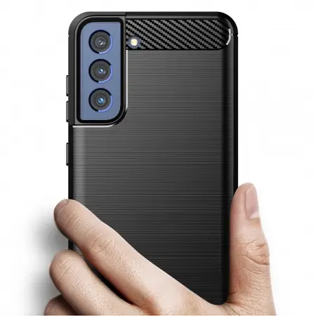 Husa Samsung Galaxy S22 Plus Carbon Negru Techsuit [4]