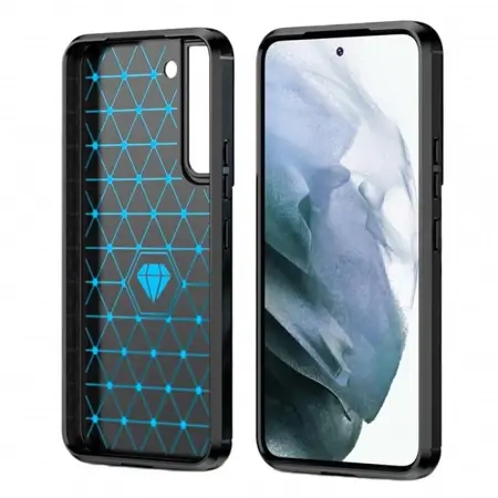 Husa Samsung Galaxy S22 Plus Carbon Negru Techsuit [2]