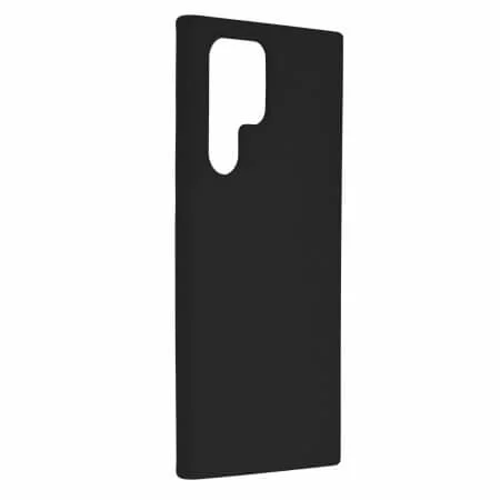 Husa Samsung Galaxy S22 Ultra Silicon Negru cu Microfibra SoftEdge [2]