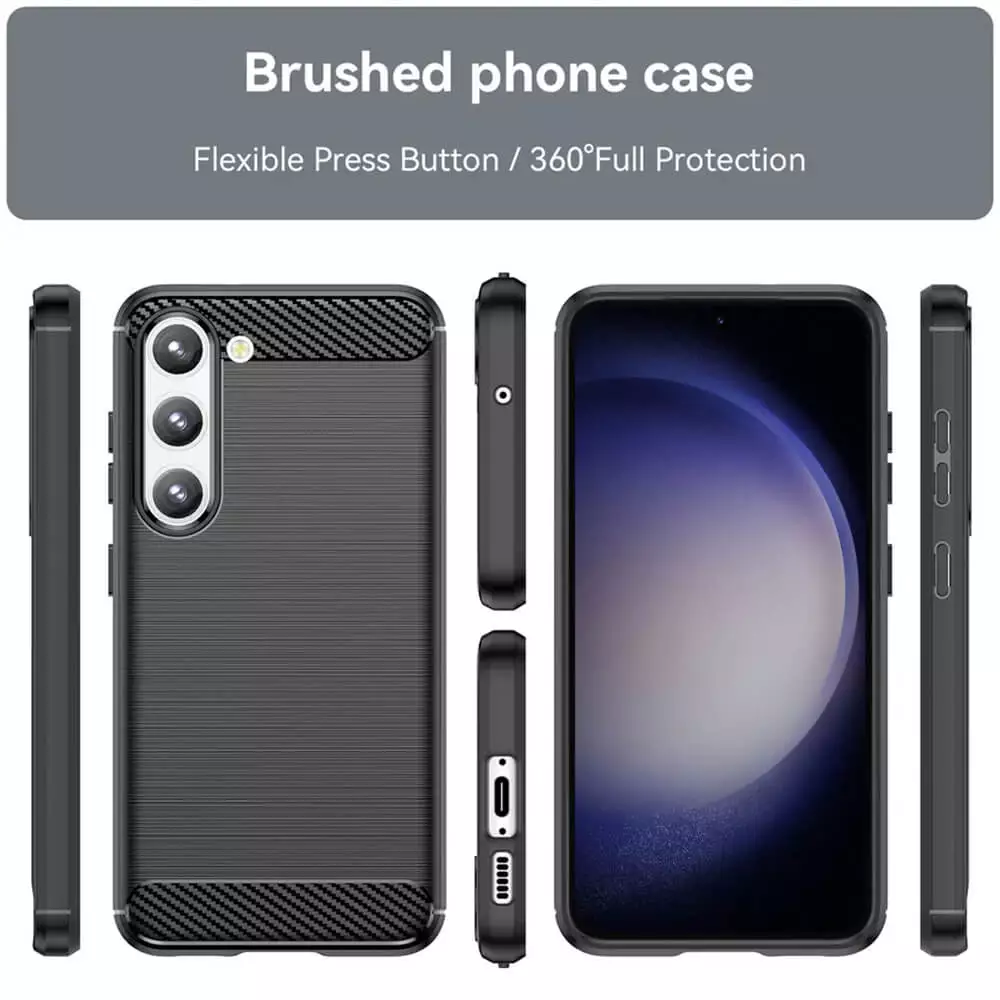 Husa Samsung Galaxy S23 Plus Carbon Negru Techsuit [5]