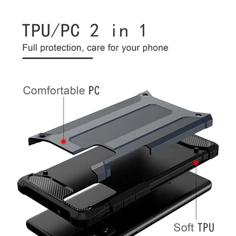 Husa Samsung Galaxy S23 Ultra Silicon Antisoc Negru Hybrid Armor [2]