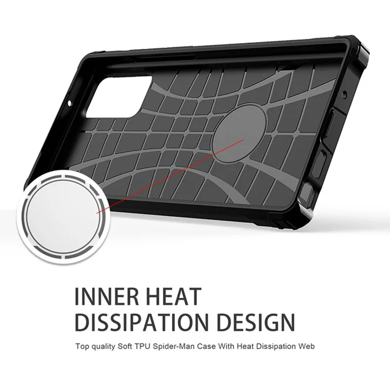 Husa Samsung Galaxy S23 Ultra Silicon Antisoc Negru Hybrid Armor [3]