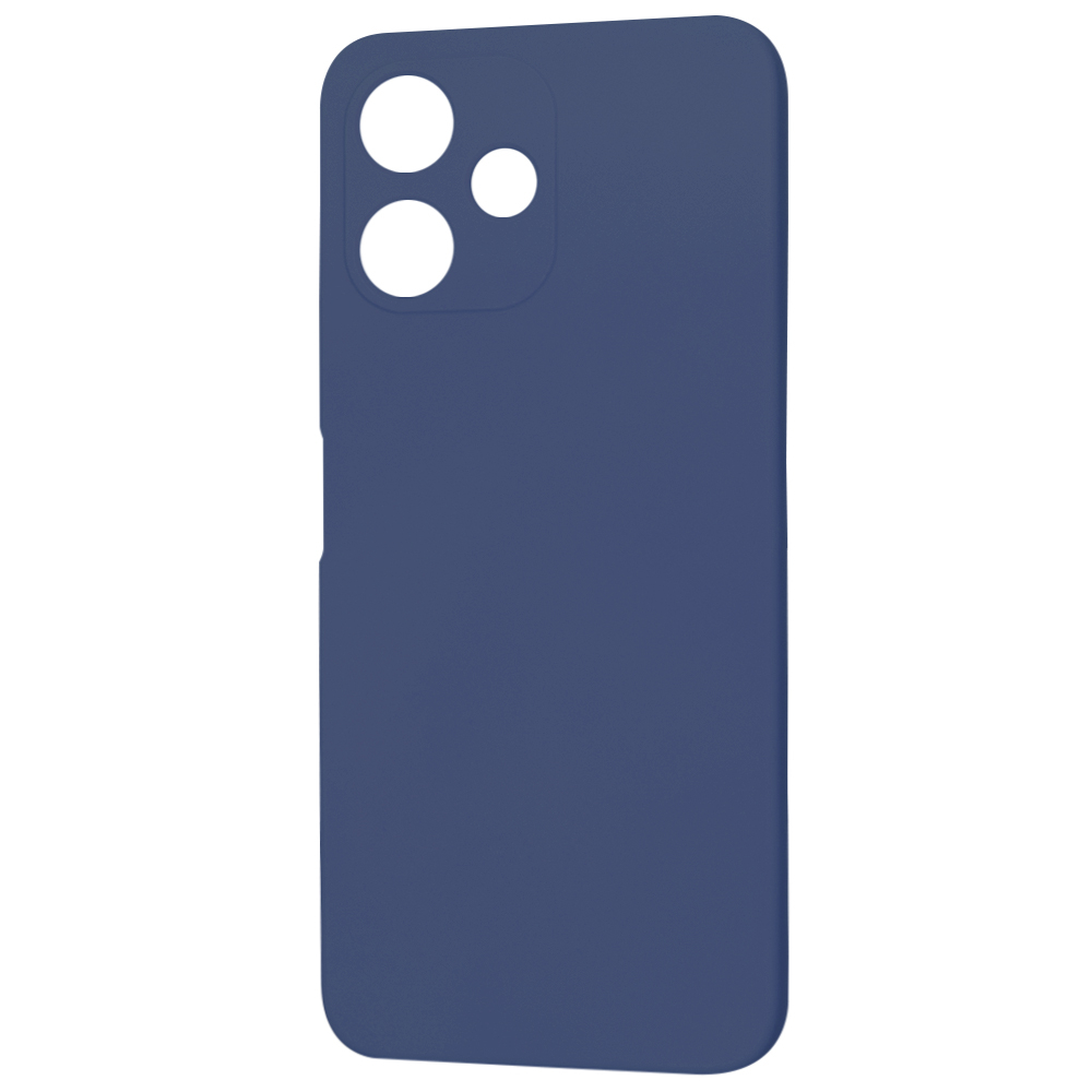 Husa spate Xiaomi Redmi 12 5G Silicon Bleumarin cu Microfibra SoftFlex [2]