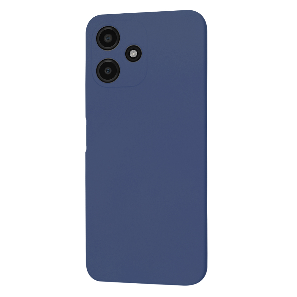 Husa spate Xiaomi Redmi 12 5G Silicon Bleumarin cu Microfibra SoftFlex [4]