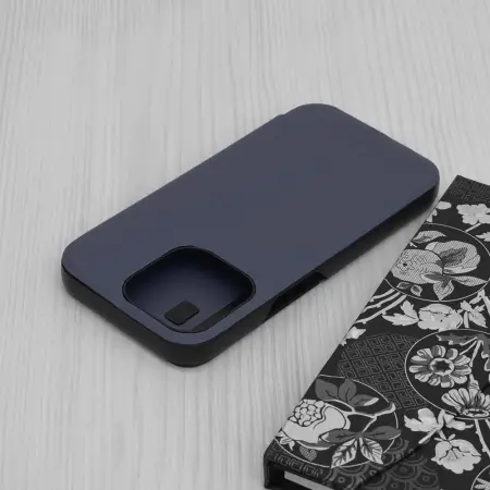 Husa Tip Carte iPhone 14 Pro Bleumarin TCHEFD [2]