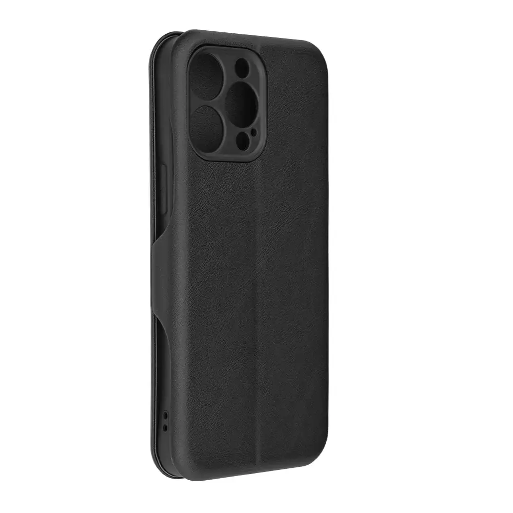 Husa Tip Carte iPhone 14 Pro Max cu Flip Magnetic Negru TSWP [6]
