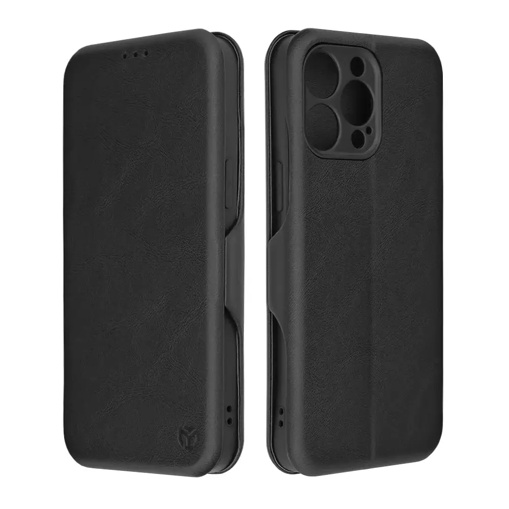 Husa Tip Carte iPhone 14 Pro Max cu Flip Magnetic Negru TSWP [8]